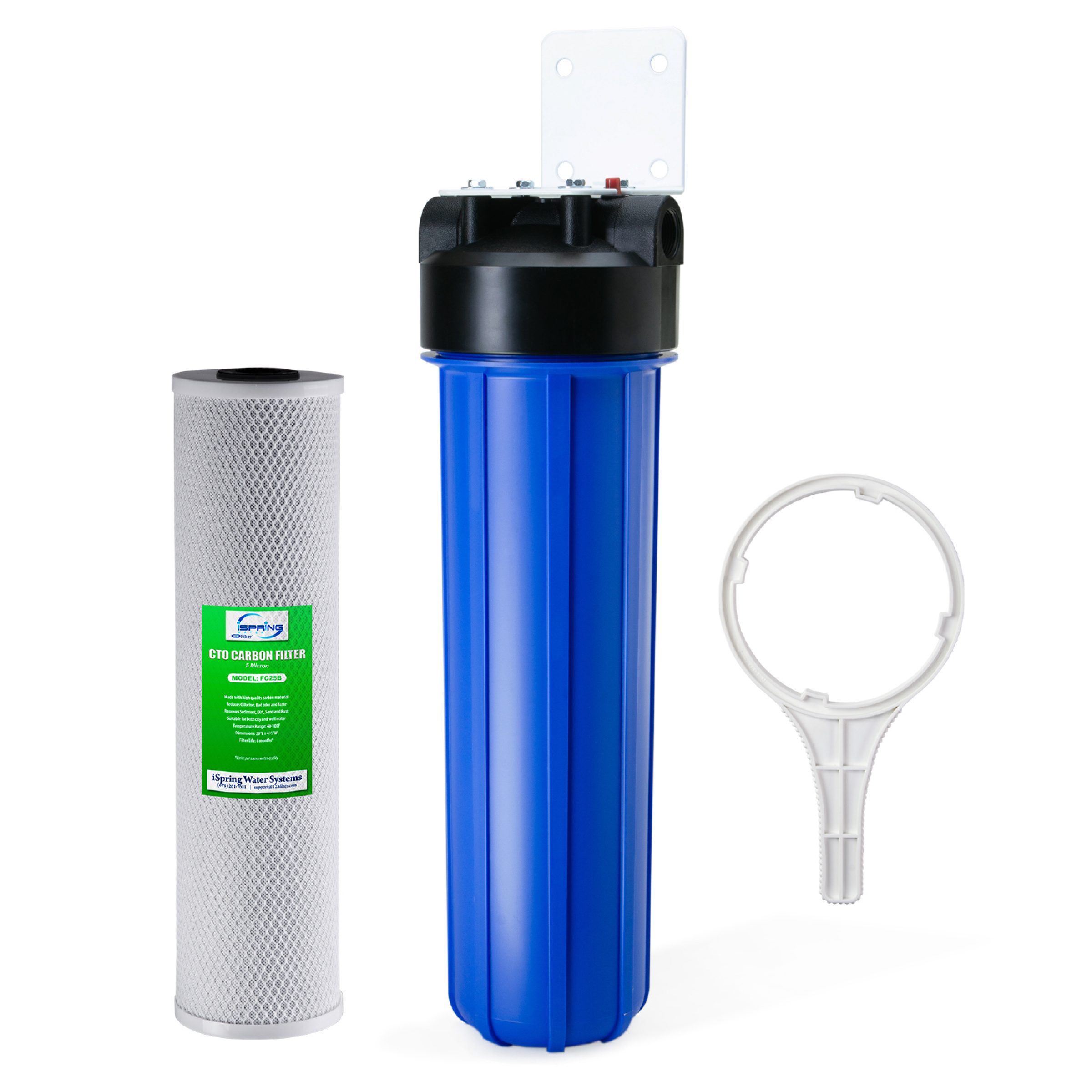 iSpring WGB12B 1-Stage Whole House Water Filtration System
