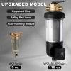 iSpring WSPARJ-BP, NSF Certified, Jumbo Spin-Down Sediment Water Filter with Bypass, Auto Flush