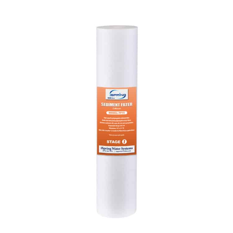iSpring FP15 5 Micron 10"x2.5" Standard Sediment Water Filter Filter Cartridges