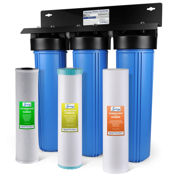 iSpring WGB32B-KS Whole House Water Filter System for Heavy Metal Reducing
