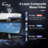 iSpring RO1000-BN Tankless Reverse Osmosis Water Filtration System, 1000 GPD Fast Flow