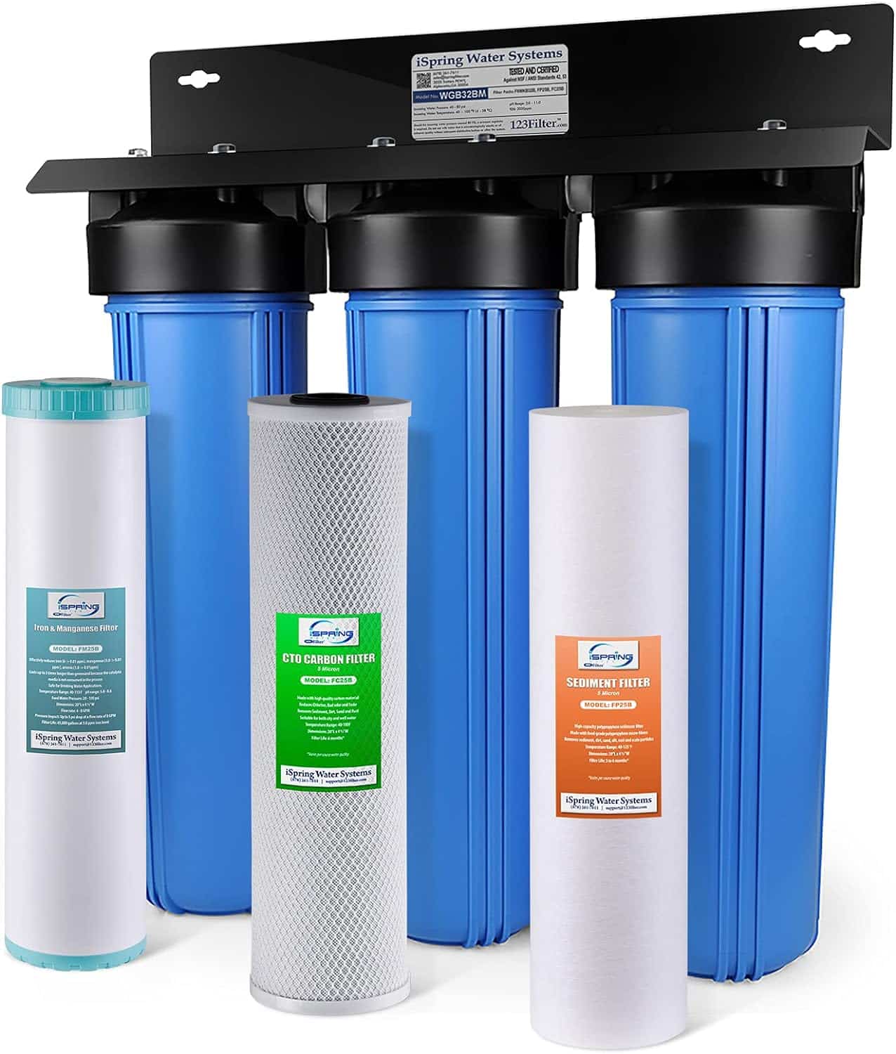 iSpring WGB32BM Whole House Water Filter System