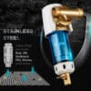 iSpring WSPGR - Reusable Spin Down Sediment Water Filter (Scraper & 360°Head)