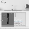 iSpring US15UF 0.01μm Ultra Filtration Direct Connect Under Sink Water Filter System
