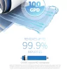 iSpring RCC100P Under Sink 5-Stage Reverse Osmosis Water Filtration System, 100 GPD, with Pump