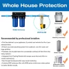 4 iSpring WGB21BM 2-Stage Iron and Manganese Reducing Whole House Water Filtration System