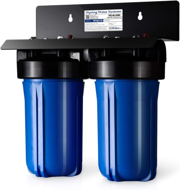 iSpring WGB21B 2-Stage Whole House Water Filtration System