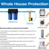 iSpring WGB21B-PB 2-Stage Whole House Water Filtration System