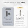 iSpring US15SL Under Sink Water Filter System, Chlorine and Lead Reduction Kitchen Sink Water Filter