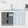 iSpring US15D Leak-Free Direct Connect Under-sink Water Filter System, 15k Gallons Capacity