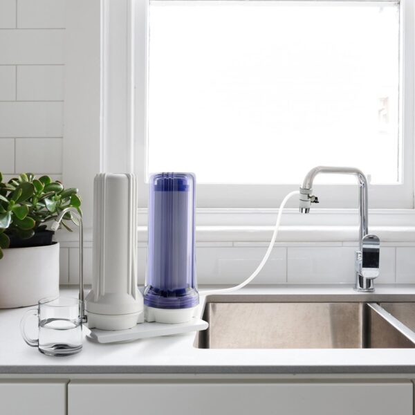 iSpring CKC2 High Output 2 Stage Countertop Water Filtration Dispenser System