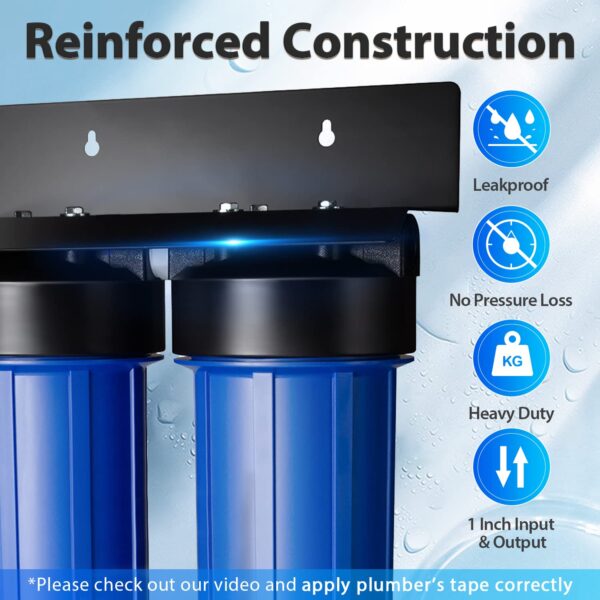 iSpring WGB22B 2-Stage Whole House Water Filtration System