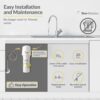 iSpring US15SL Under Sink Water Filter System, Chlorine and Lead Reduction Kitchen Sink Water Filter