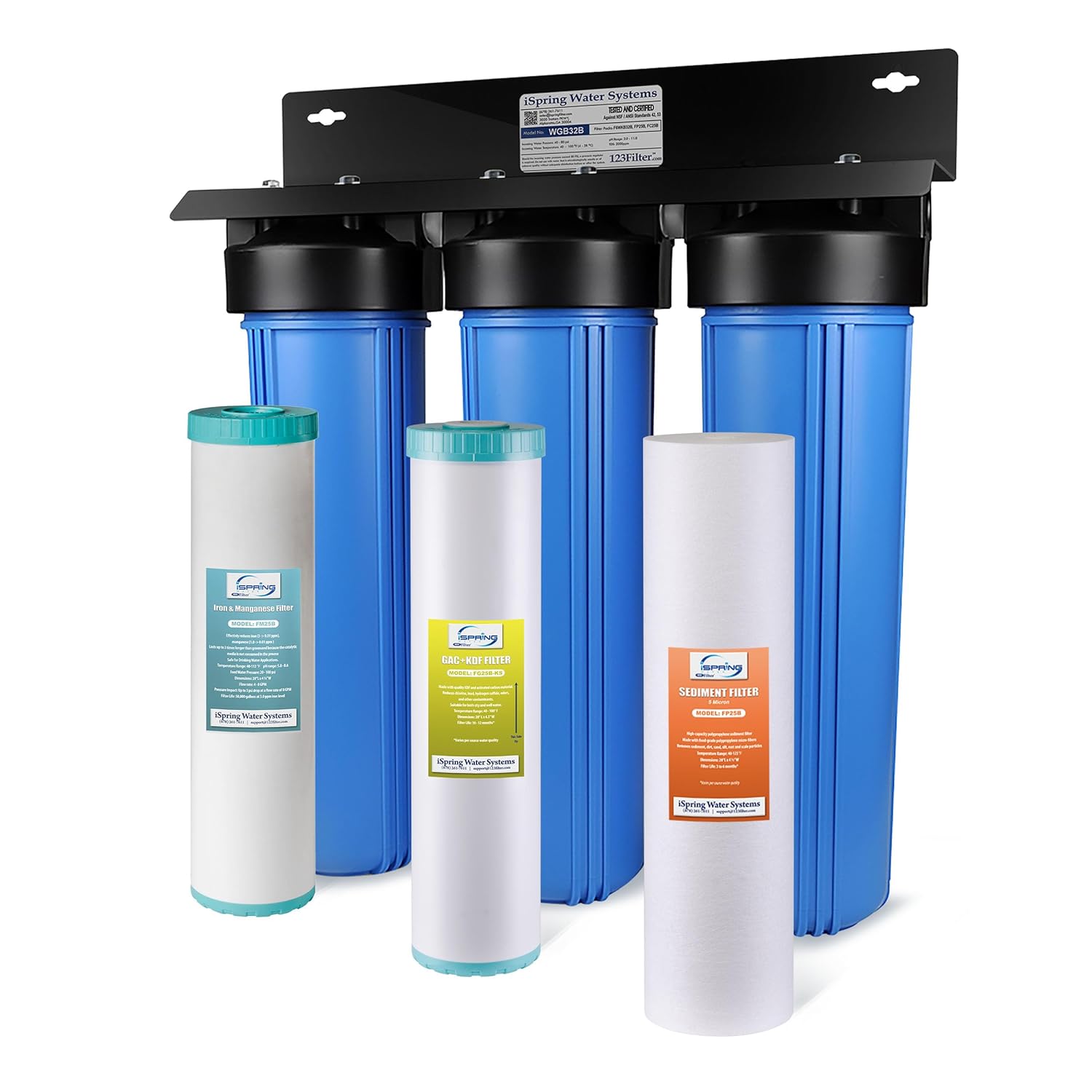 iSpring WGB32B-MKS Whole House Water Filter System