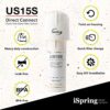 iSpring US15SL Under Sink Water Filter System, Chlorine and Lead Reduction Kitchen Sink Water Filter