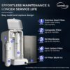 iSpring RCD100 5-Stage Countertop Reverse Osmosis System, Instant Hot RO Water Dispenser with UV
