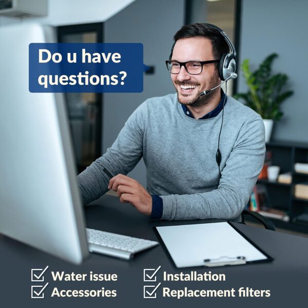 iSpring US15D Leak-Free Direct Connect Under-sink Water Filter System, 15k Gallons Capacity