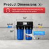 iSpring WGB21B-KS 2-Stage Whole House Water Filtration System