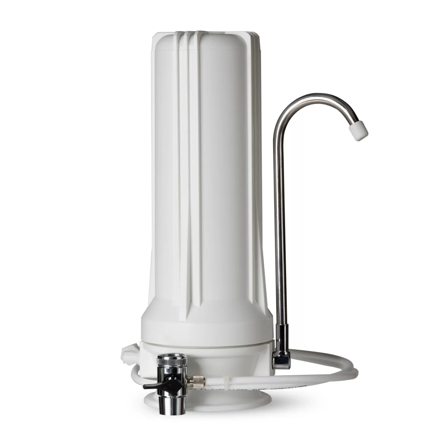 iSpring CT10-W Countertop Multi Filtration Drinking Water Filter Dispenser - White