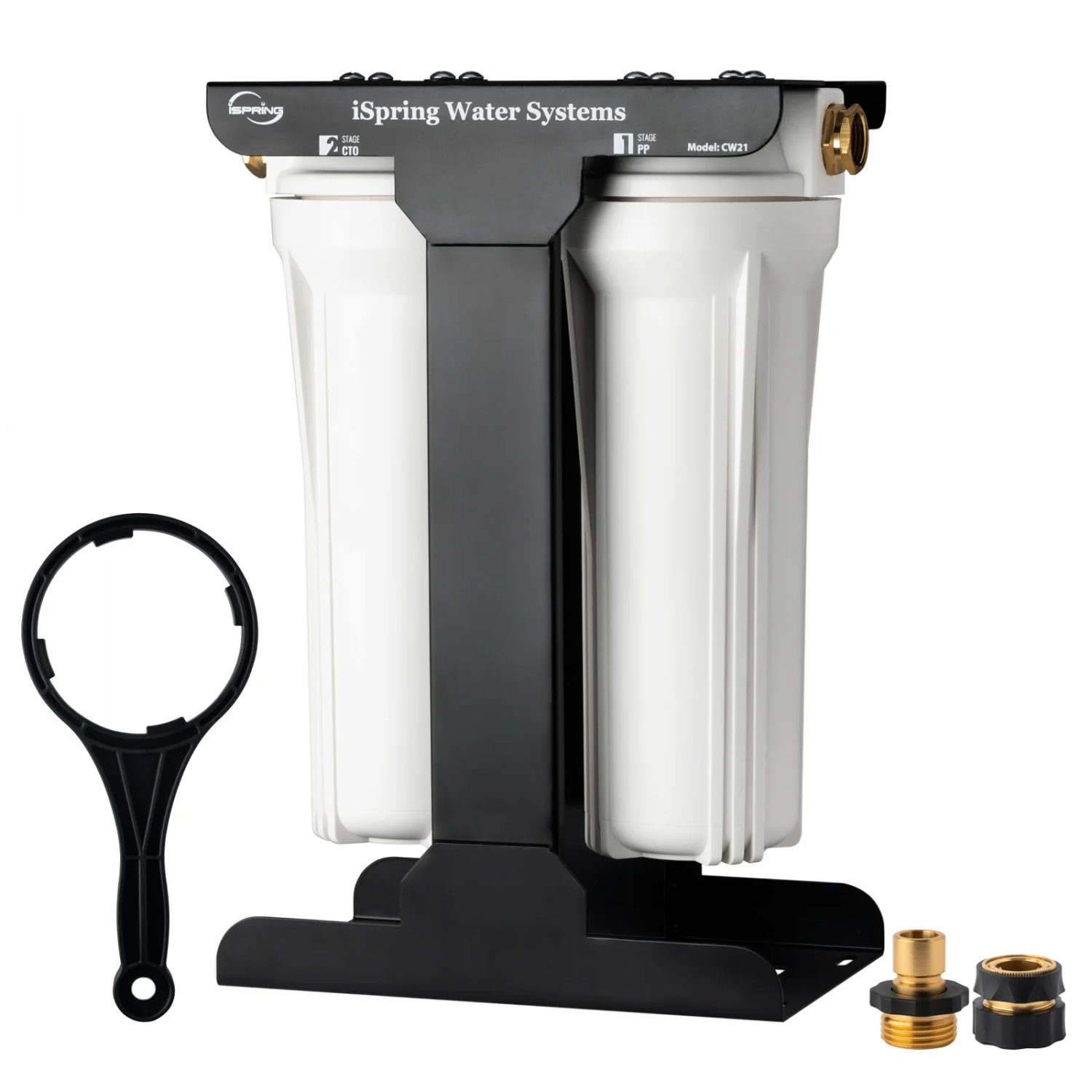 iSpring CW21 2-Stage Whole House Water Filtration System