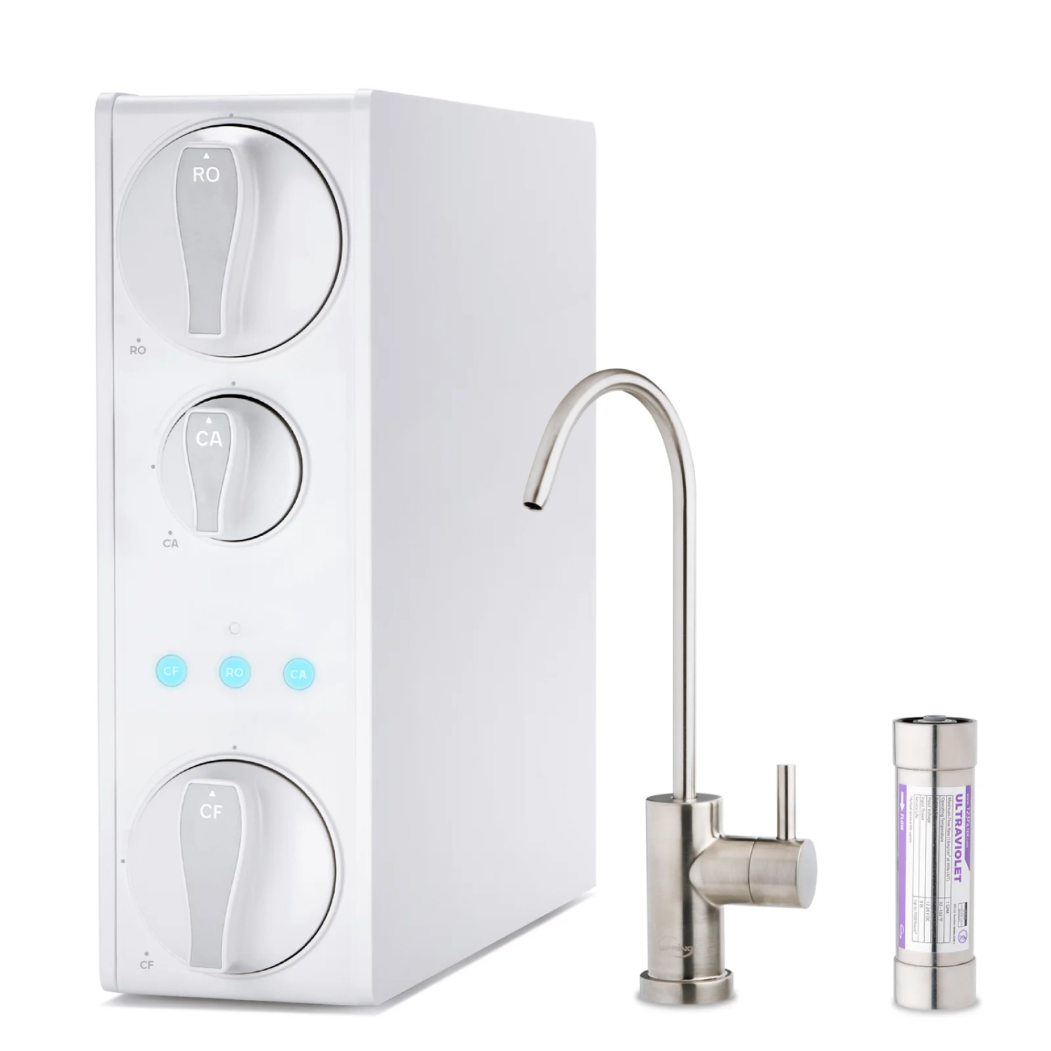 iSpring RO500AK-BN+UVF8 Tankless RO Reverse Osmosis Water Filtration System