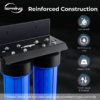 WGB22B-DSpt01 iSpring WGB22B-DS Whole House Water Filter System, Reduces Scale