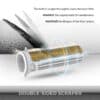 iSpring WSPGR - Reusable Spin Down Sediment Water Filter (Scraper & 360°Head)