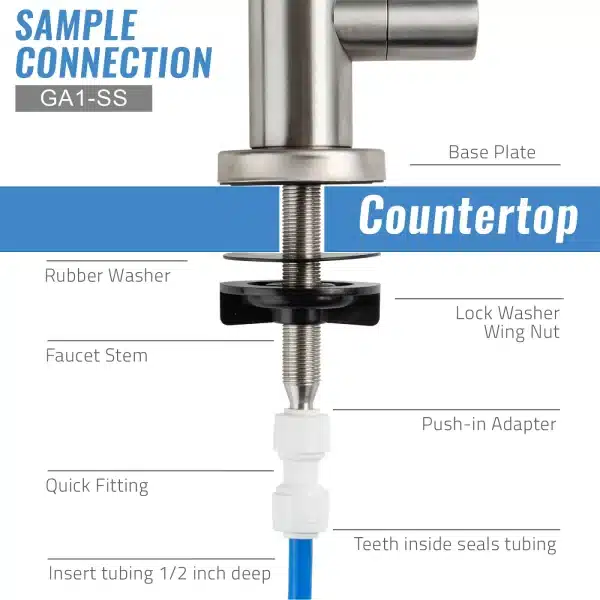 iSpring GA1-SS Stainless Steel RO Drinking Water Faucet