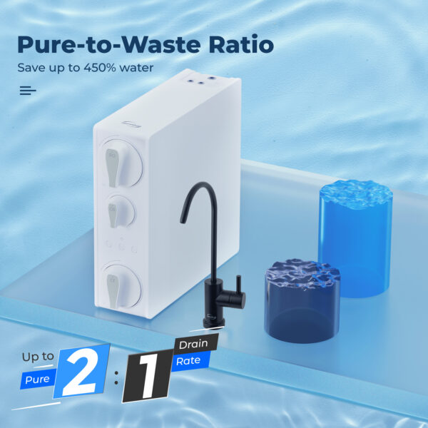 iSpring RO500-ORB, NSF Certified Tankless RO Reverse Osmosis Water Filtration System, 500 GPD