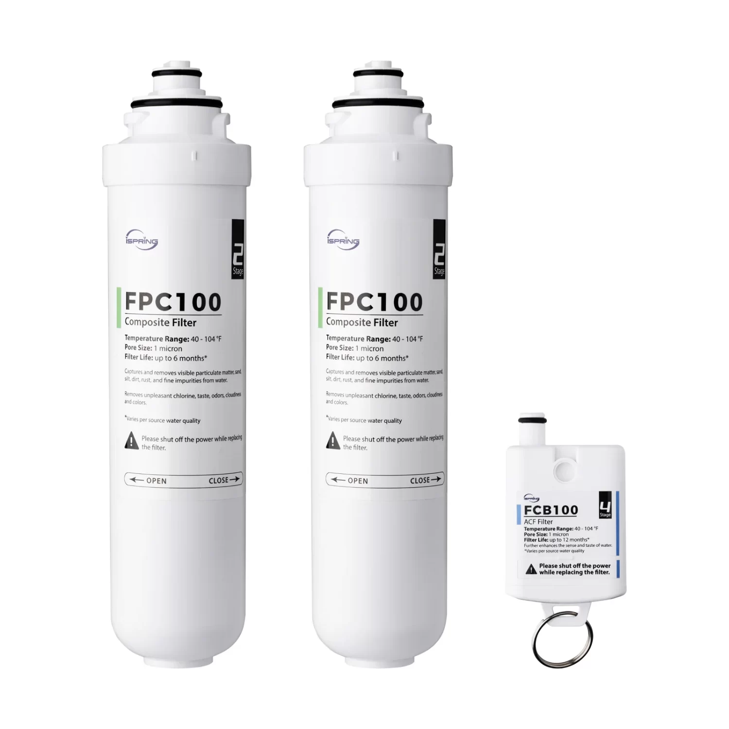 F3RCD100 1-Year Replacement Filter Pack for RCD100 RO System Countertop