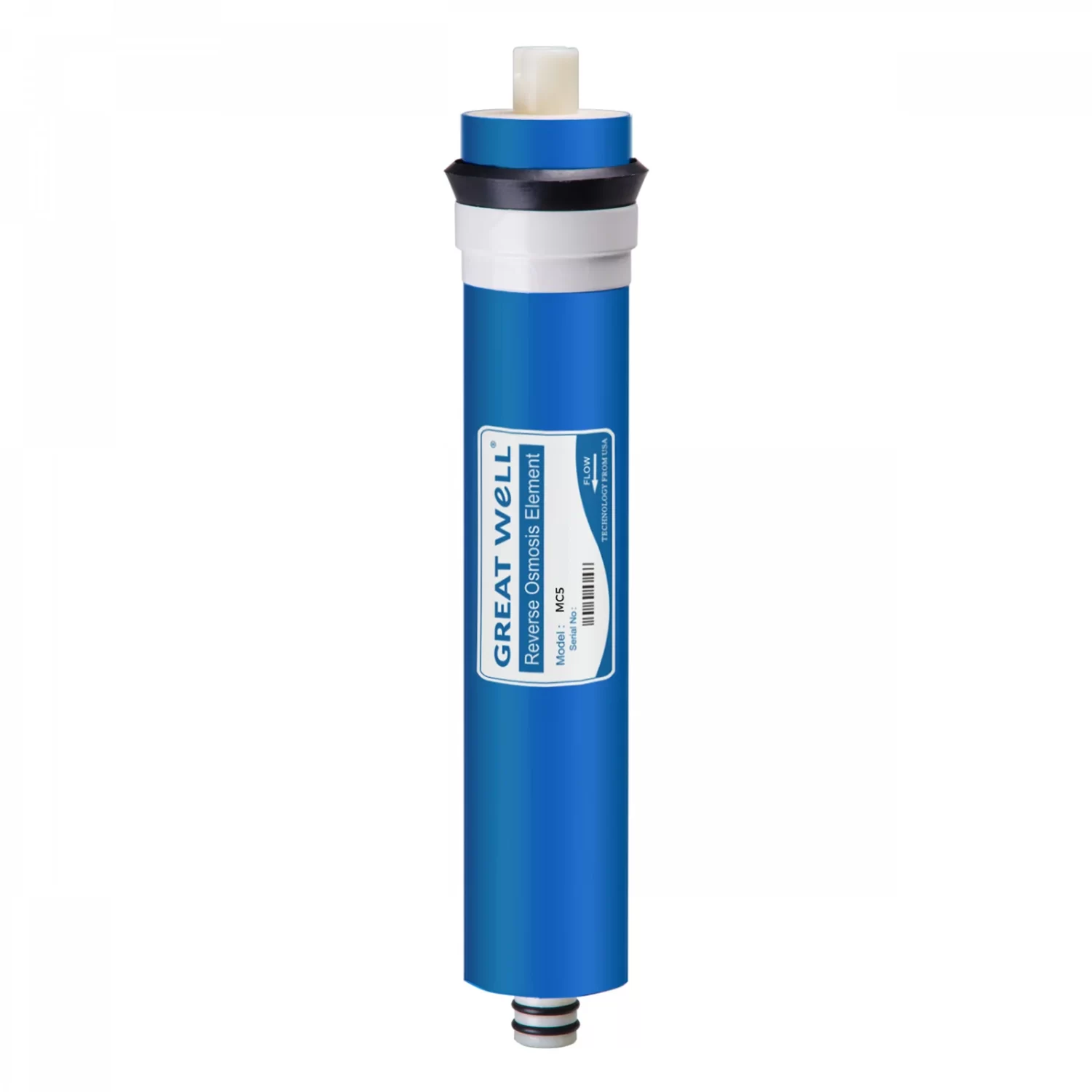 Greatwell MC5 Reverse Osmosis (RO) Membrane Replacement 50 GPD, 11.75” X 1.75”