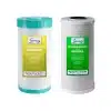 iSpring F2WGB21BKS Whole House 4.5x10 Water Filtration CTO Carbon Block and GAC+KDF Water Filter Replacement Cartridge Pack Set for WGB21B-KS iSpring F2WGB21BKS Water Filter Replacement Cartridge Pack Set for WGB21B-KS