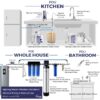 iSpring F4-CUA4 Replacement Pack for 4-Stage Ultra Filtration System CU-A4