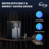 iSpring RCD100HCG Hot & Cold Reverse Osmosis System Countertop System