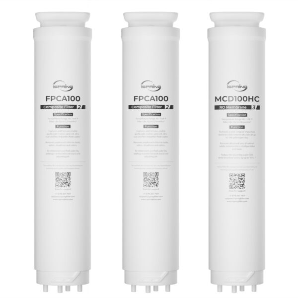 F3RCD100HC iSpring F3RCD100HC 2-Year Replacement Filter Pack for RCD100HCG