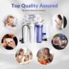 iSpring RCC7-BLK, NSF Certified, 5-Stage Reverse Osmosis Water Filter System, 75 GPD