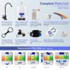 iSpring RCC7-BLK, NSF Certified, 5-Stage Reverse Osmosis Water Filter System, 75 GPD