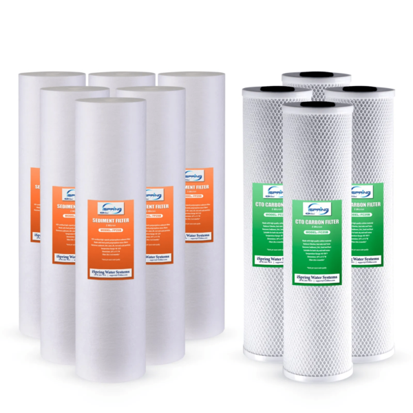 iSpring F10CRO1000 4.5'' x 20'' 1-year Replacement Filter Pack for CRO1000