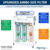 iSpring F10CRO1000 4.5'' x 20'' 1-year Replacement Filter Pack for CRO1000
