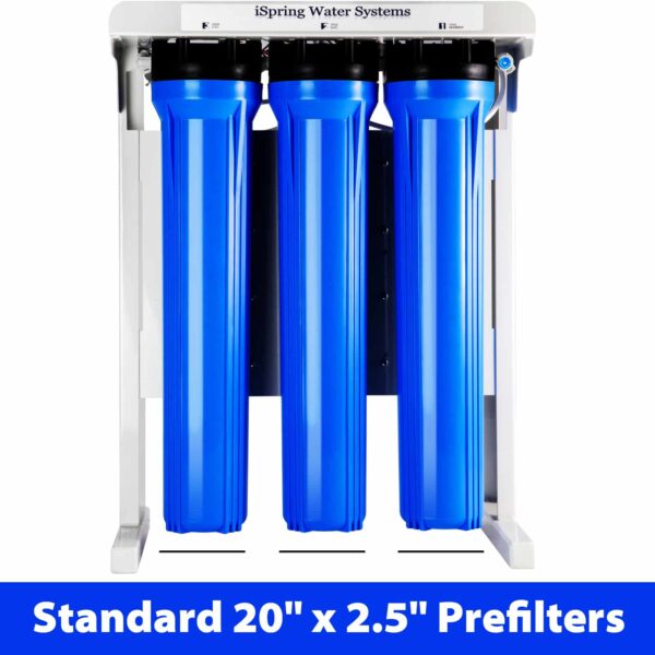 iSpring RCB3P 300 GPD Light Commercial Reverse Osmosis Water System W/Booster Pump