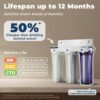 US31-NC(1) iSpring US31-NC Classic 3-Stage Tankless Under Sink Water Filtration System