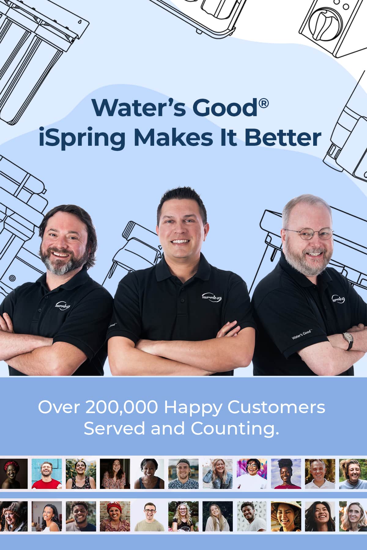 iSpring WGB32B-CPB SGS-Tested Lead Removal Whole House Water Filter ...